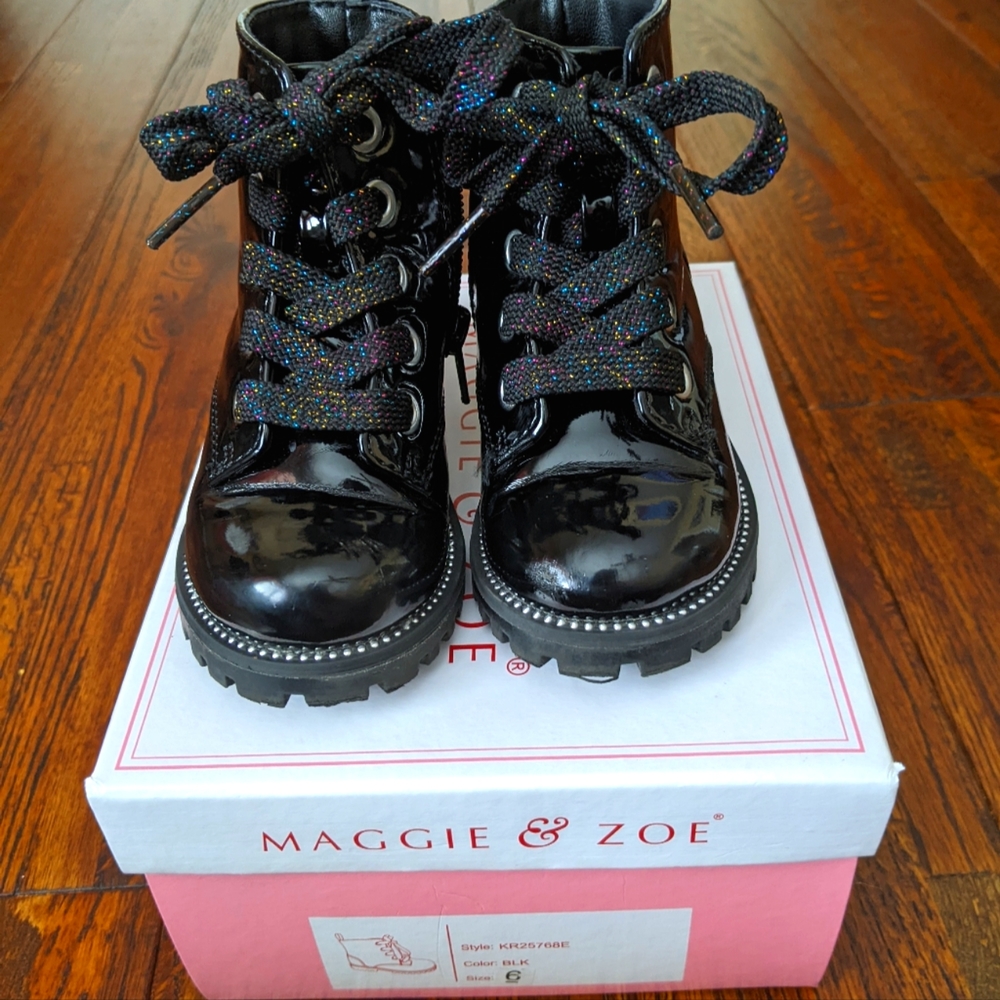 Maggie & Zoe Girls Combat Boots